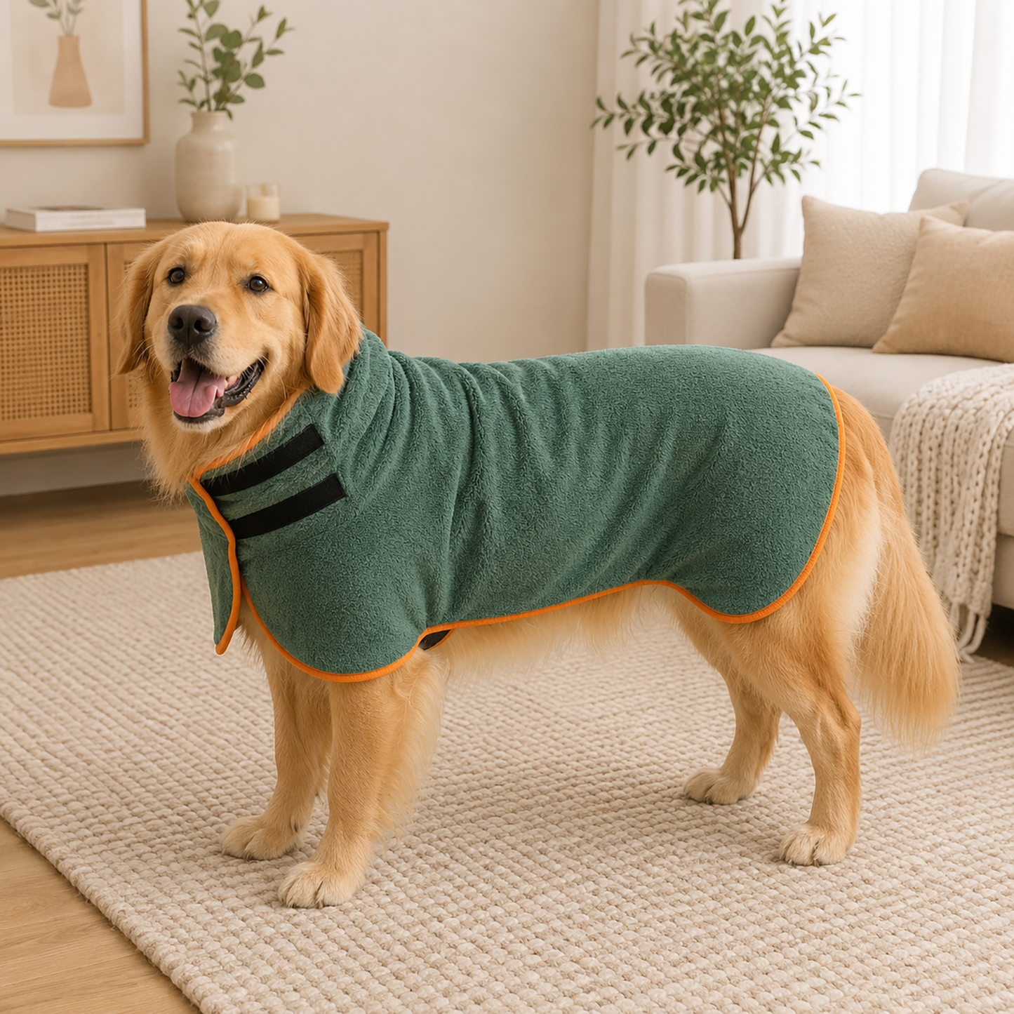 Dog Bathrobe | Fast-drying comfort after every bath