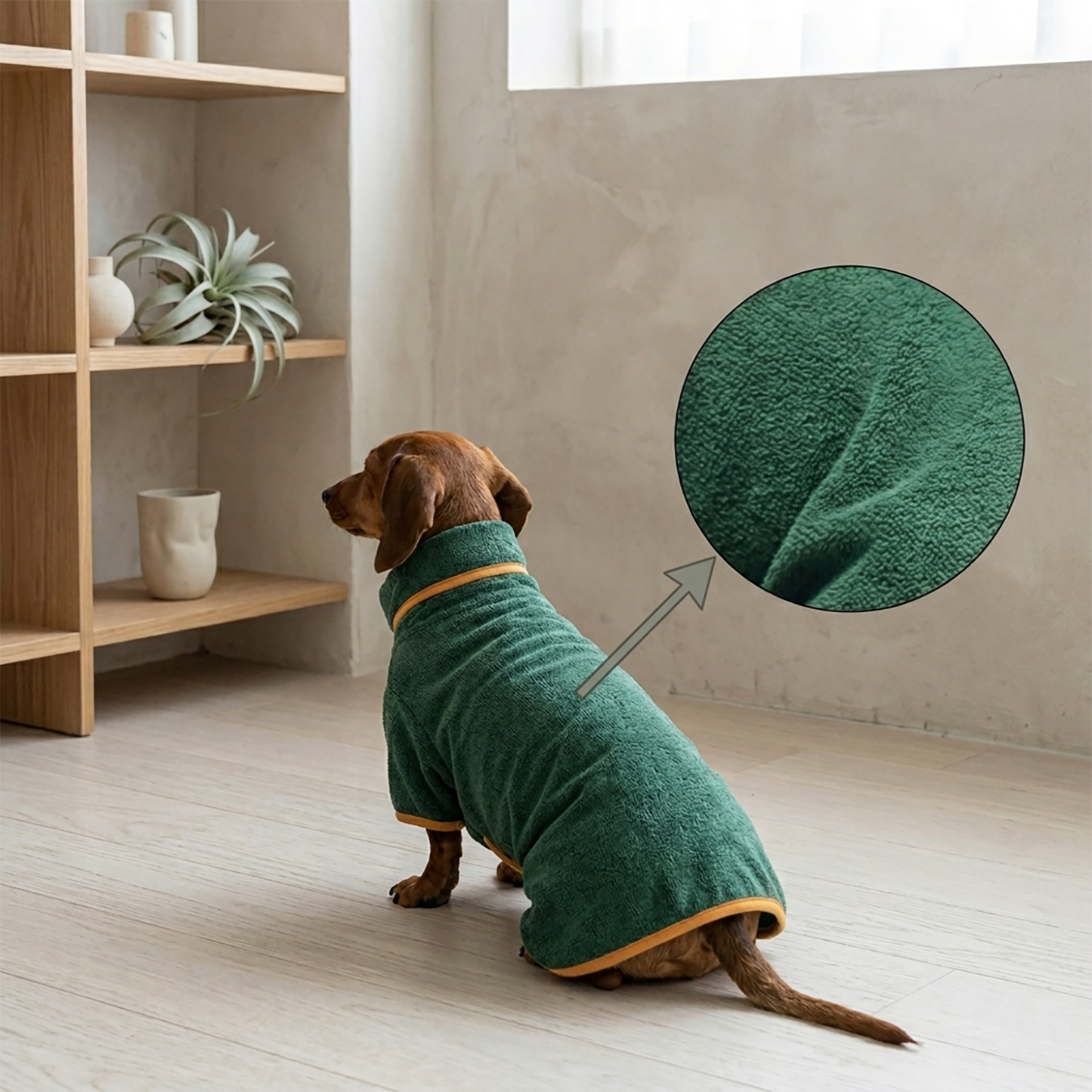 Dog Bathrobe | Fast-drying comfort after every bath
