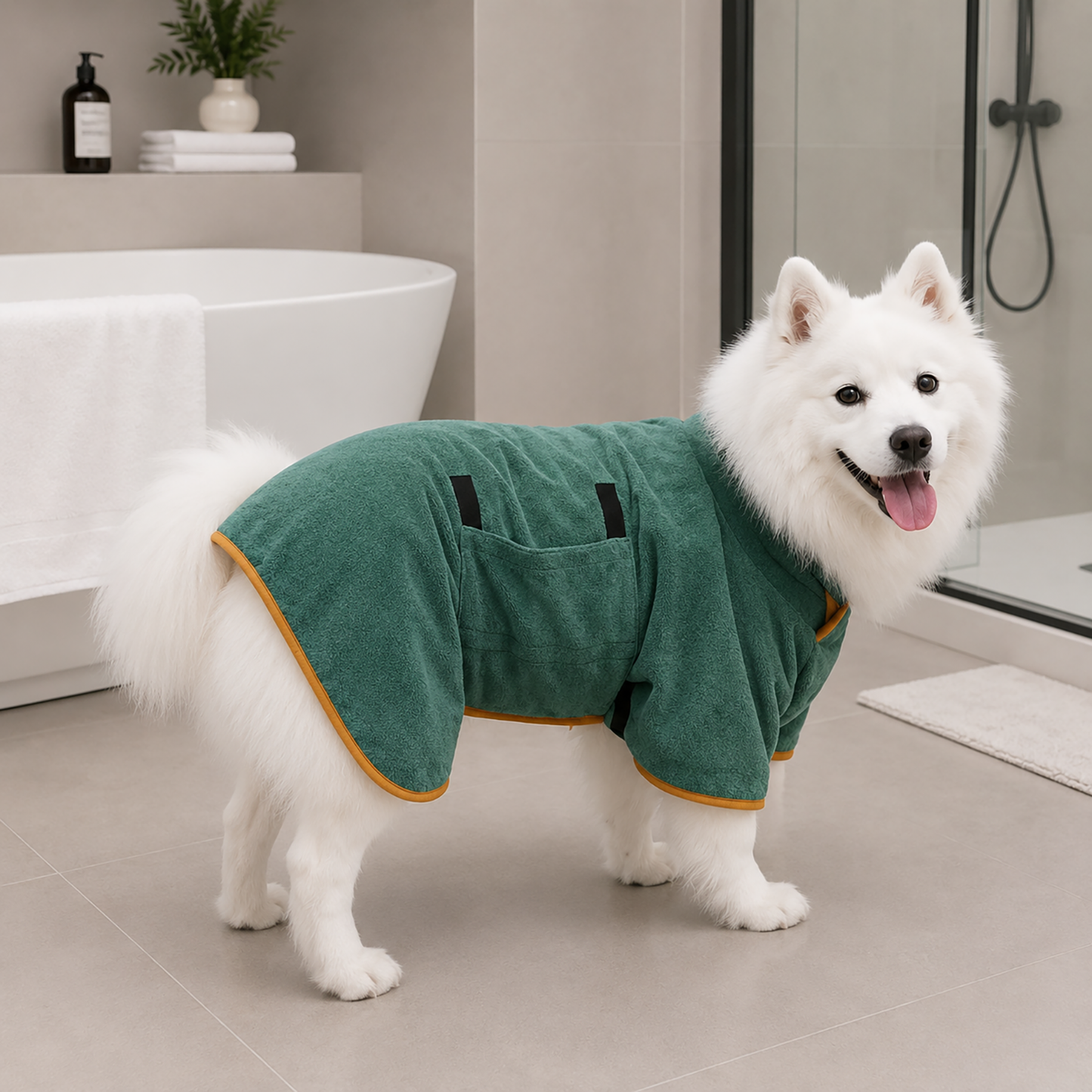 Dog Bathrobe | Fast-drying comfort after every bath